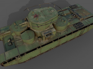 soviet heavy tank t-35 3D 모델
