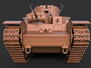 soviet heavy tank t-35 3D Model
