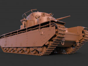 soviet heavy tank t-35 3D Model