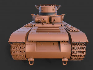 soviet heavy tank t-35 3D Model