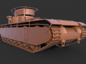soviet heavy tank t-35 3D Model