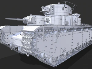 soviet heavy tank t-35 3D Model