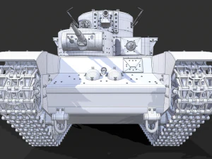 soviet heavy tank t-35 3D Model
