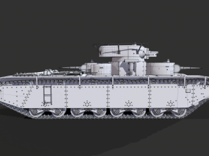 soviet heavy tank t-35 3D 모델