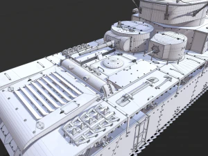 soviet heavy tank t-35 3D Model