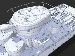 soviet heavy tank t-35 3D Model