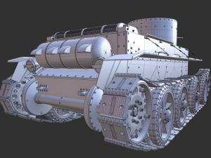 soviet tank bt-2 1933 3D मॉडल