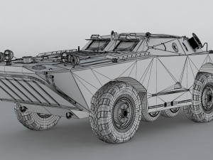 brdm-1 Modelo 3D