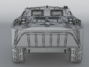 brdm-1 Modelo 3D