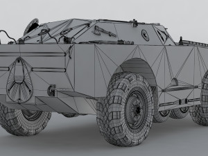 brdm-1 Modelo 3D