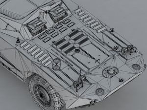 brdm-1 Modelo 3D