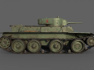 soviet tank bt-5 3D मॉडल