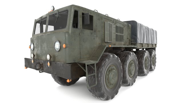 soviet truck maz 535 3D 模型 .c4d .max .obj .3ds .fbx .stl .blend 