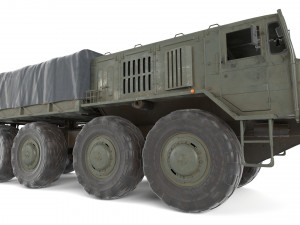 soviet truck maz 535 3D 模型