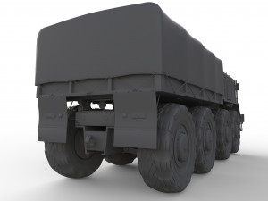 soviet truck maz 535 3D 模型