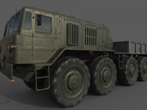 maz 537l 3D Модель