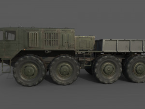 maz 537l 3D 模型