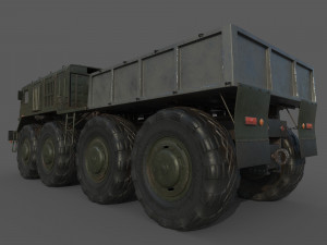 maz 537l 3D 模型