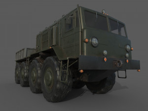 maz 537l 3D 模型