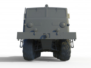 maz 537l 3D 模型