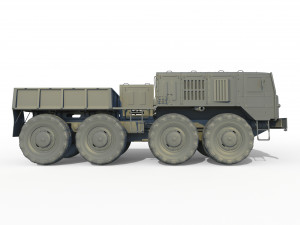 maz 537l 3D 模型