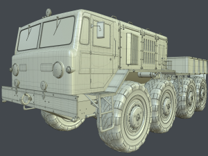 maz 537l 3D 模型