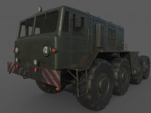 maz 537 3D Модель