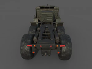 maz 537 3D Model
