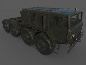 maz 537 3D Model