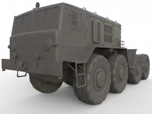 maz 537 3D Model