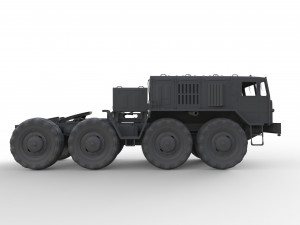 maz 537 Model 3D