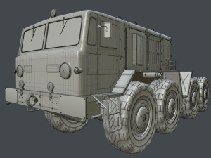 maz 537 Model 3D