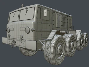 maz 537 3D Model