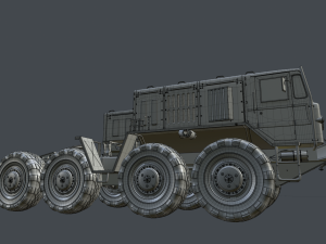 maz 537 Model 3D