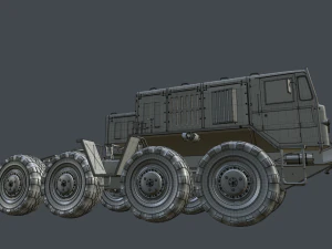 maz 537 3D Model