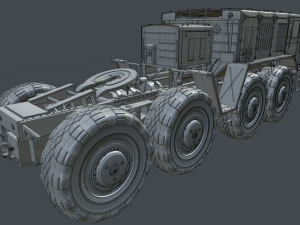maz 537 Model 3D