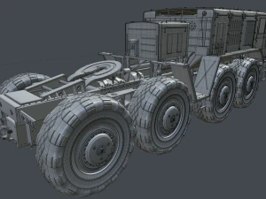 maz 537 3D Model