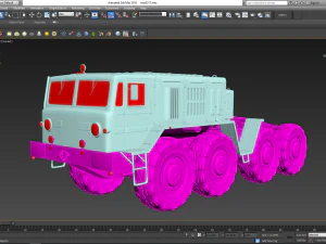 maz 537 3D Model