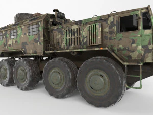 soviet truck maz 537 kung 3D Model