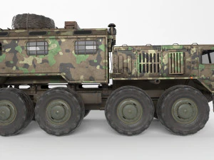 soviet truck maz 537 kung 3D Model