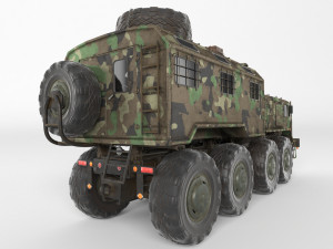soviet truck maz 537 kung Modelo 3D