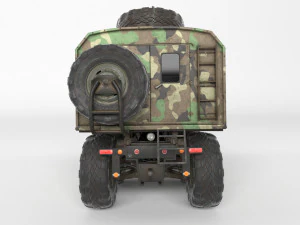 soviet truck maz 537 kung 3D Model