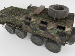 soviet truck maz 537 kung 3D Model