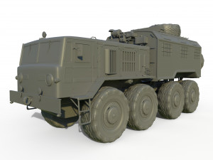 soviet truck maz 537 kung Modelo 3D