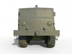 soviet truck maz 537 kung 3D Model