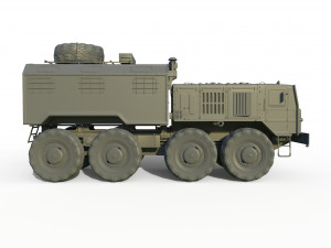 soviet truck maz 537 kung Modelo 3D