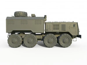 soviet truck maz 537 kung 3D Model