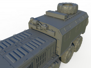 soviet truck maz 537 kung Modelo 3D