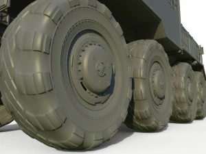 soviet truck maz 537 kung 3D Model