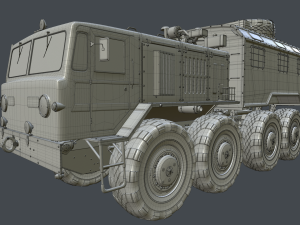 soviet truck maz 537 kung Modelo 3D